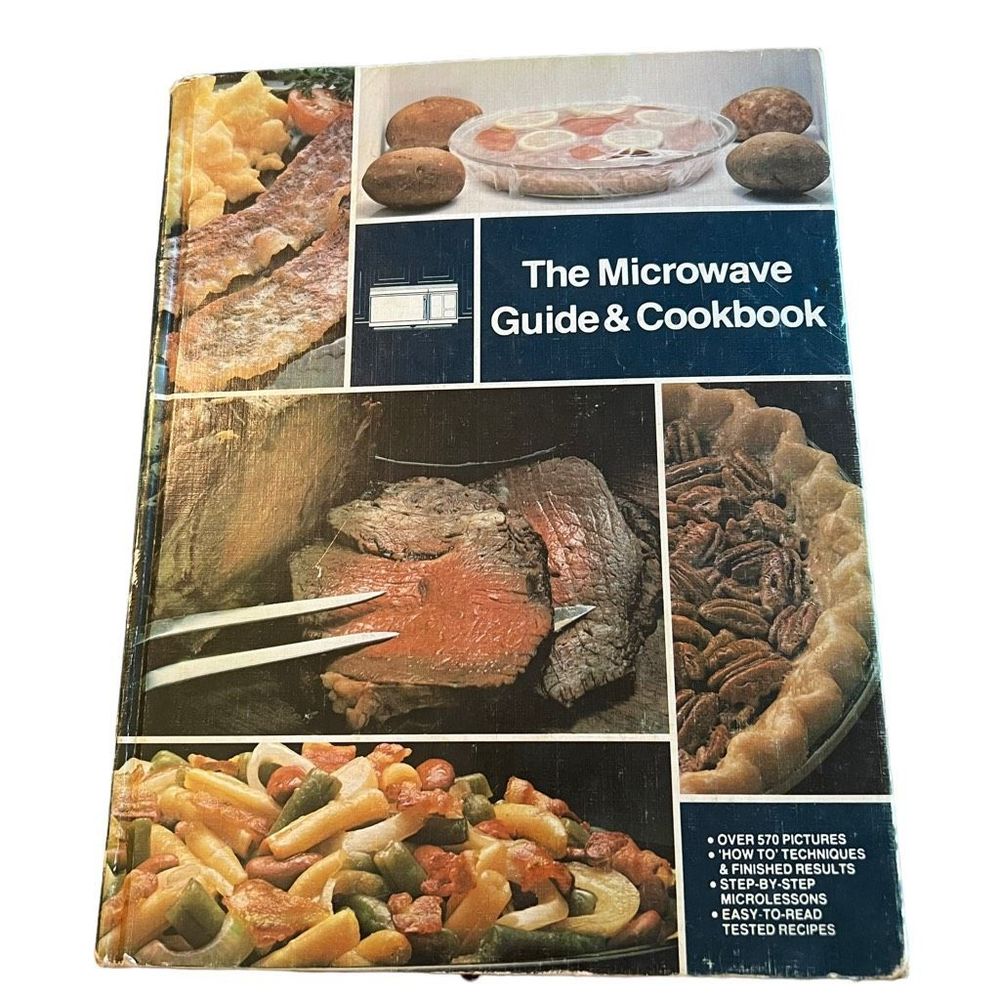 Vintage The Microwave Guide & Cookbook 1980‎ By General Electric Step By Step